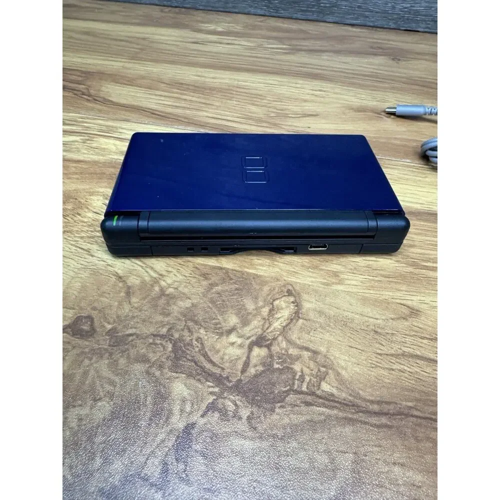Nintendo DS Lite Handheld System - Cobalt/Black With AC Adapter - Excellent